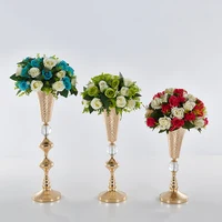 

new 2019 big trumpet vase wedding table decoration