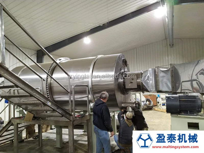 Craft Malt/micro Malt2tons,5tons,10tons Drum Type Craft Malting Machine