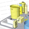 Indoor recirculating aquaculture system fish farm RAS equipment for mandarin fish