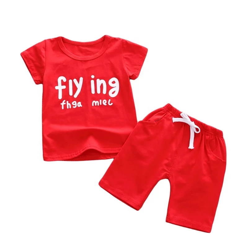 

baby boy clothes toddler summer clothing children fashion clothing sets kids boutique suits with wing, Color could be custom