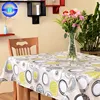 Wholesale Personalized Custom clear printed vinyl classical plastic table cloth oilcloth tablecloth rectangle