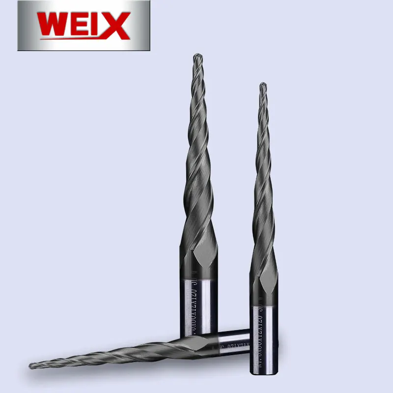 Weix Tungsten Carbide Taper Shank Ball Nose Drill Bits/ Drill Bit