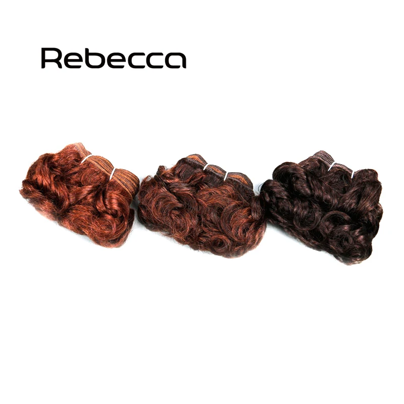 

REBECCA New Wholesale Products Brazilian Human Hair Extension All in One Weave Best Selling 3pcs in 1 Pack