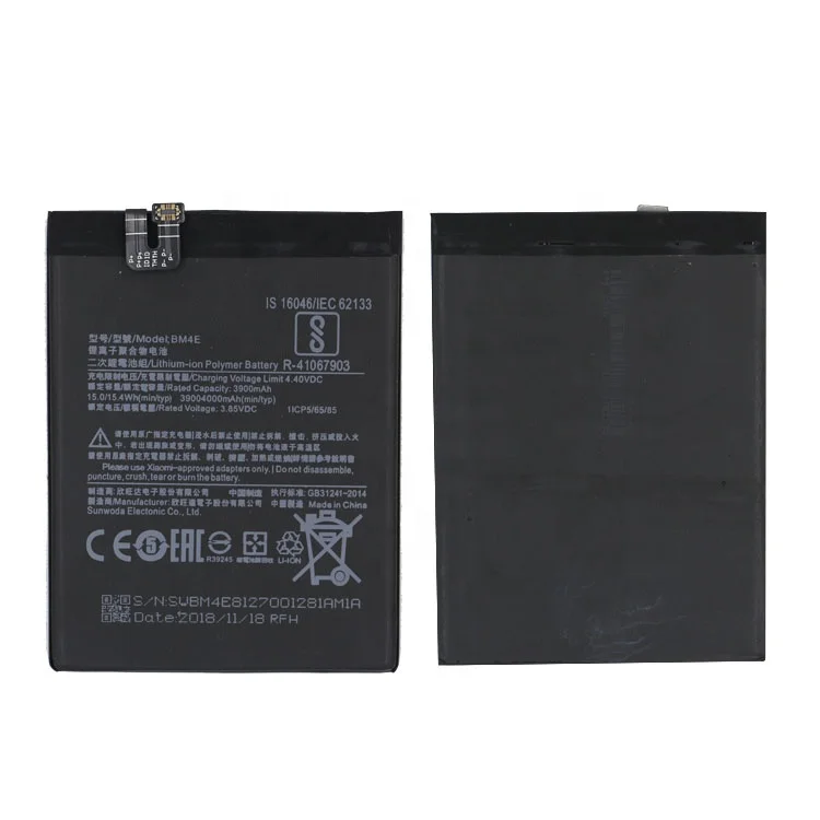 

Original Replacement Battery BM4E For Xiaomi MI Pocophone F1 battery Authentic Phone Battery 4000mAh