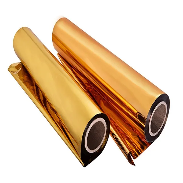 10u Gold Metallized Polyester Film Stock Roll Film Buy Metallized Film,Golden Film,Gold Film