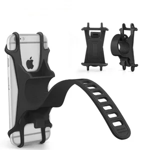 Adjustable Silicone Bike Phone Mount 4 6 Inch Smartphones