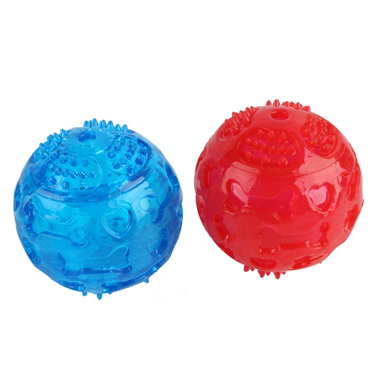 Toprank Durable Squeeze Speaker Dog Chew Toys Funny Squeaky Ball Tpr ...