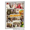 25mm straight corner advertising movie poster frames for display at stores