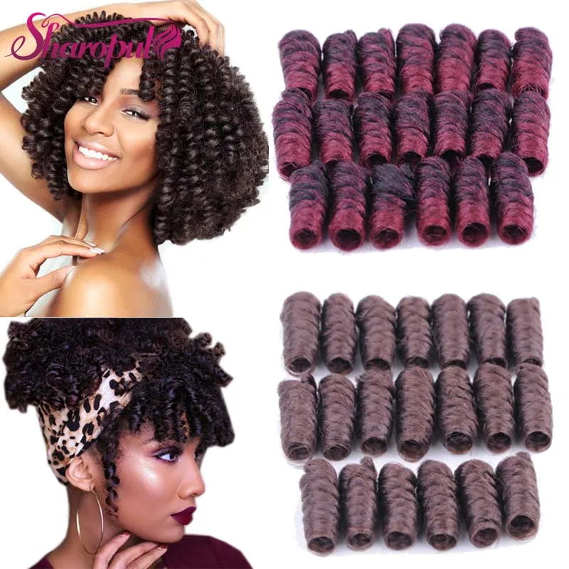 

Afro Colorful Loose curl Wave 8inch-20inch Wand curl Twist Crochet Hair Extension Braiding Hair