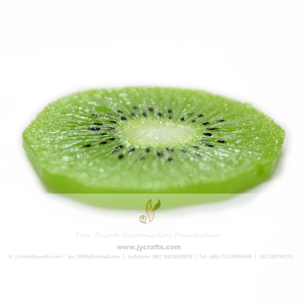 High Quality Lifelike Fake Kiwi Fruit Slice Dummy Fruit Model Buy