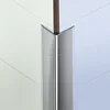 Hairline stainless steel shaped metal trim profile L angle