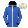 High Quality Wholesale Custom Waterproof Windbreaker 3 Layer Boned Outdoor Softshell Men Jacket