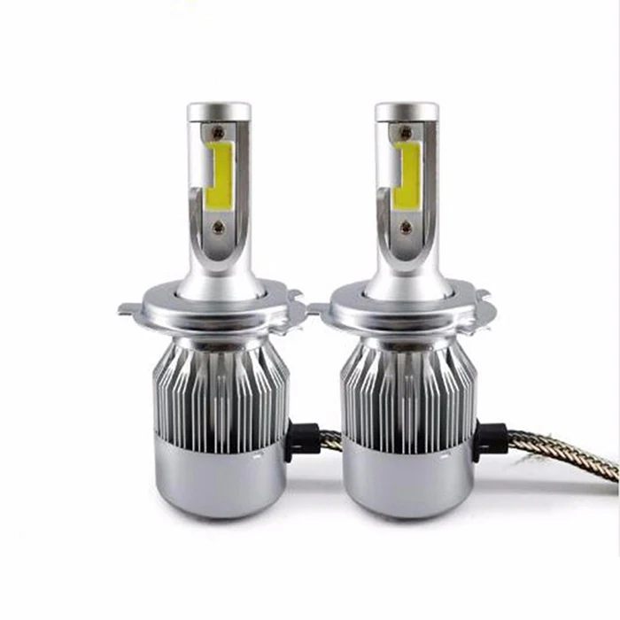 Car Led Headlight 36w 3800lm 6000k Car Headlamp C6 Led Headlight H7 H1