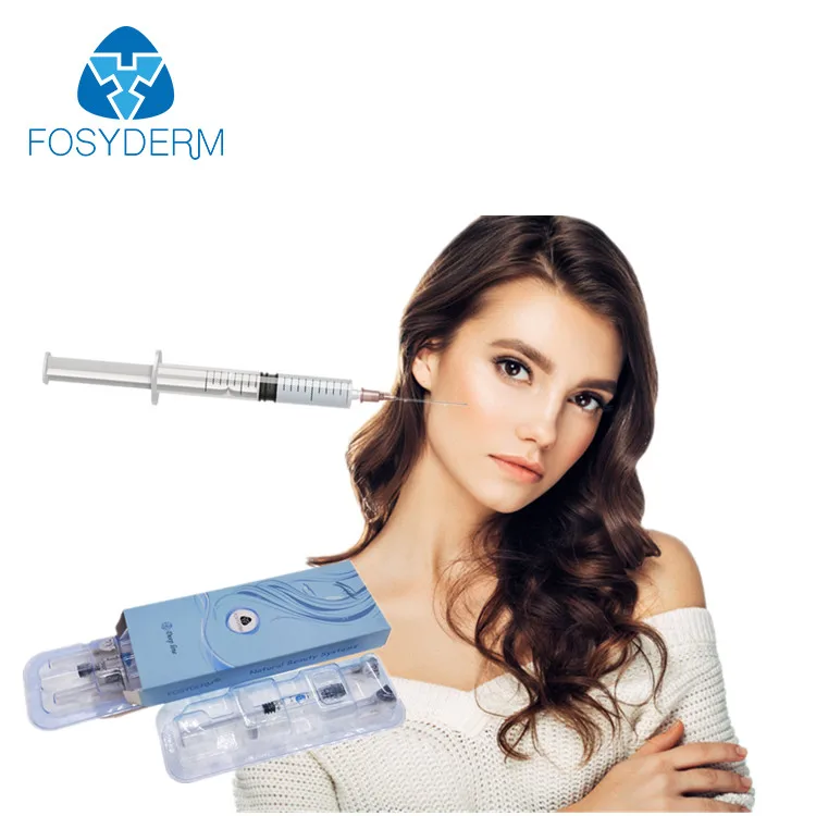 

Fosyderm Wholesale Price 2ml Deep Lines Injectable Dermal Fillers Hyaluronic Acid For Deep Wrinkles, Transparent