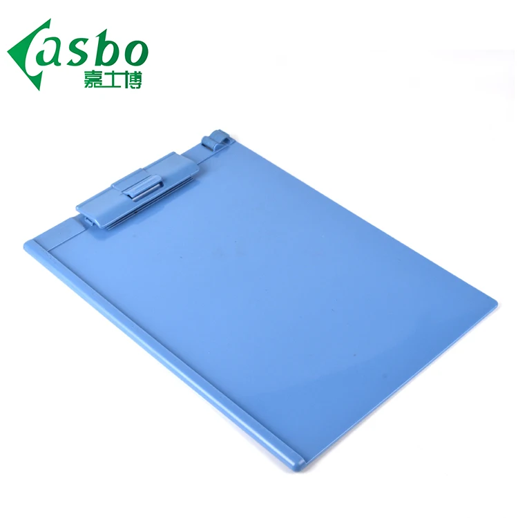High quality a4 size double side plastic writing printed clipboard clip board with plastic clip