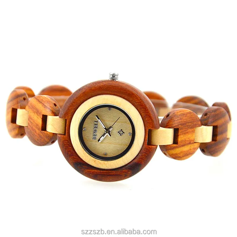 

Buy here ! Factory Analog Quartz Wooden Lady Bracelet Watches