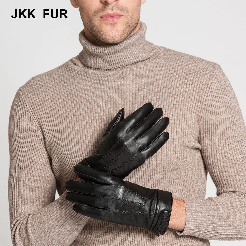 mens black winter gloves