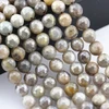 New Natural 8 mm Faceted Coating Orange Moonstone Round Moonstone Bracelets Beads