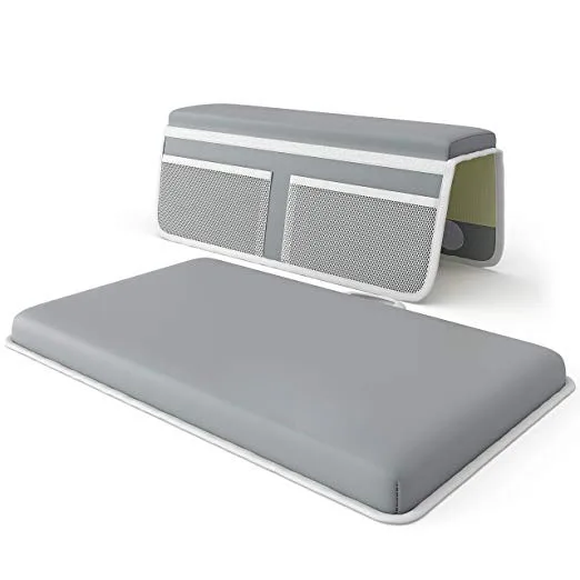 

2019 New Bath Kneeler with Elbow Rest Pad Set Non Slip Bath Cushion Mats, Gray or custom