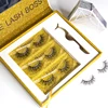 Wholesale private logo packaging natural long and soft mink hair eyelash