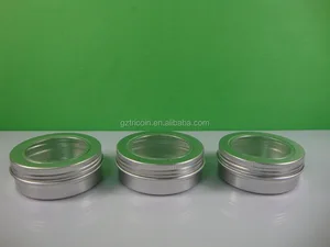 60g aluminum cans with window