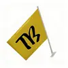 Cheap Popular Wall Flag Chrome Coated Wall Plastic Flag Pole