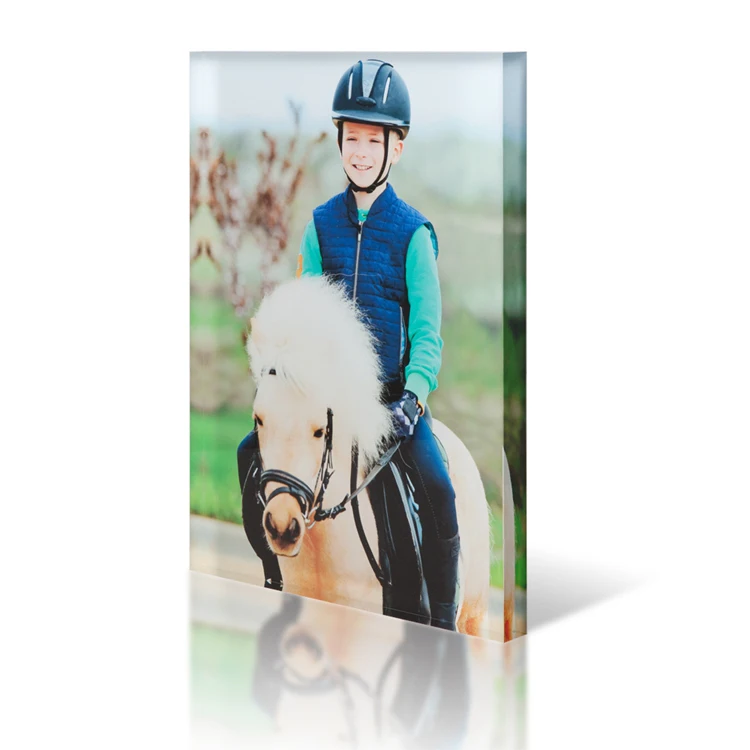 acrylic photo frame block