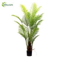 

Ornamental Palm Tree with Pot Plastic Wedding Decoration Artificial Plant