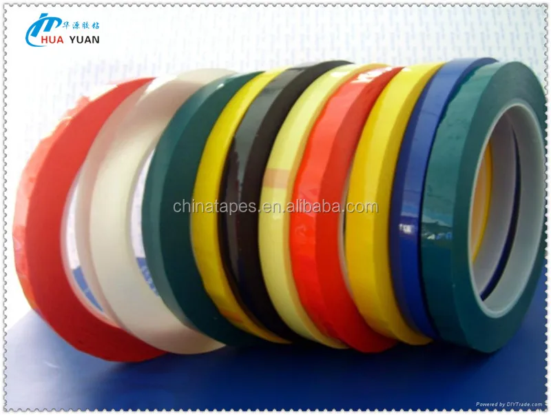 High temperature flame retardant self adhesive transformer yellow mylar tape