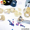 artificial sapphire gemstone synthetic classy corundum for crown or ring decoration