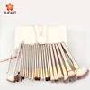 12/18/24pcs champagne color makeup tools set makeup brush synthetic