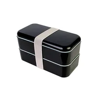 

Nordic Black Style Thermal Lunch Box Leak-Proof Microwave Tableware Bento Box Lunch Box With Cutlery