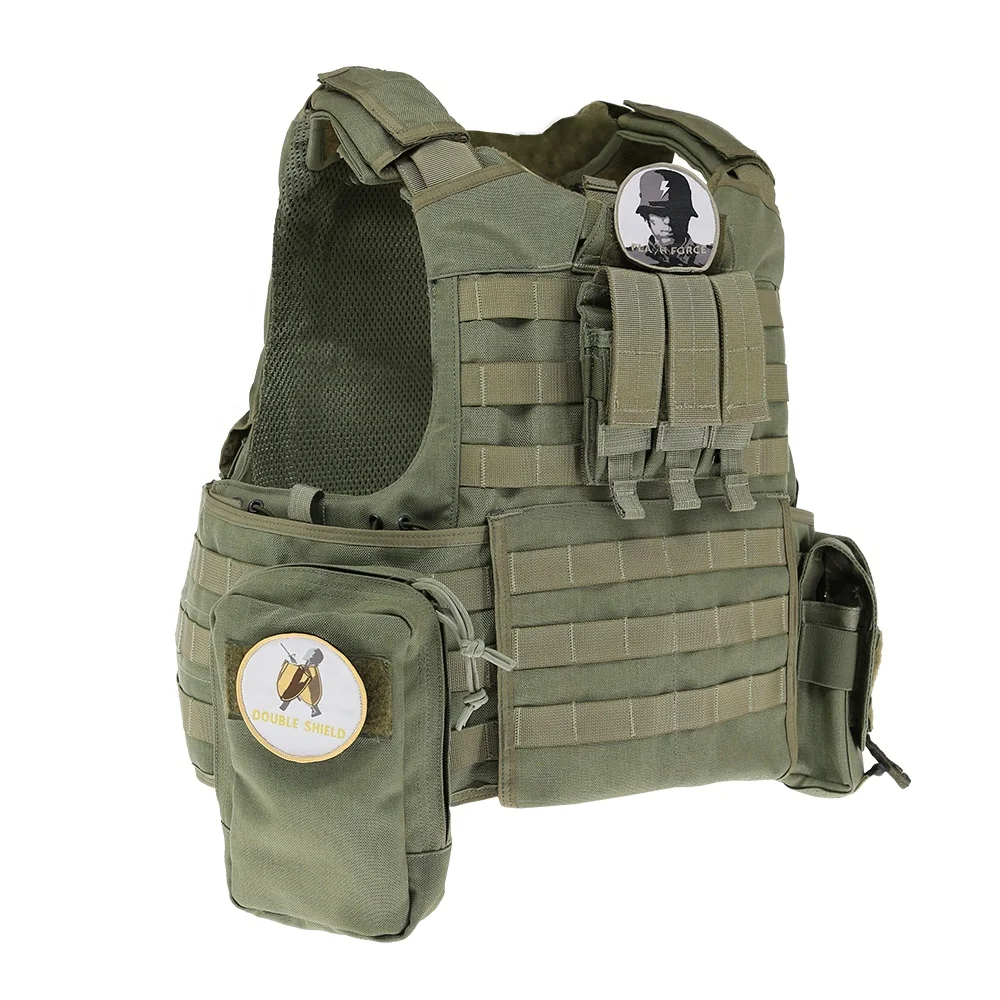 
KMS Combat Army Military Vest Swat Police Protection Air Soft Molle Hunting Tactical Bullet Proof Vest 