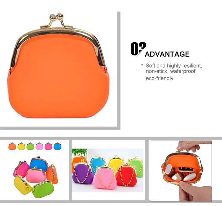 Colorful Silicone Wallet Coin Purse Bulk Wholesale Silicone Carry Bags Handbag - Buy Silicone ...