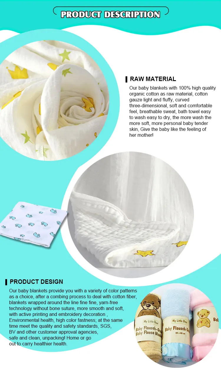 Custom Baby Blanket Muslin Swaddle 100 Organic Cotton Buy Muslin