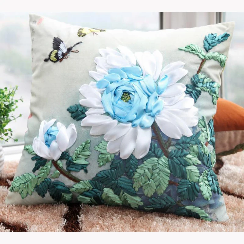 
SB2 flower ribbon embroidery cross stitch kit 