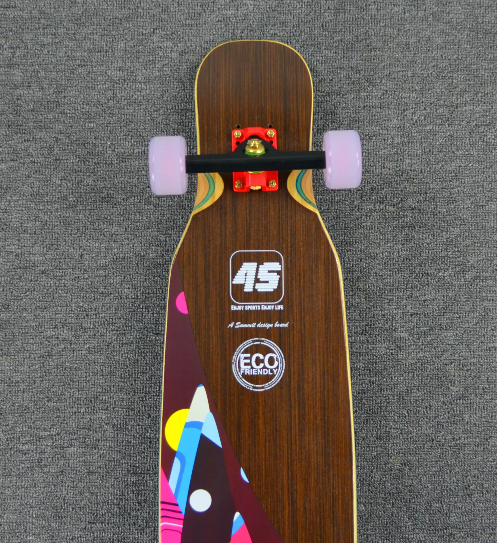 

Bamboo with fiberglass Dancing longboards Freeride longboards