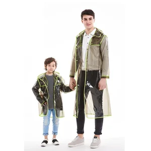 High Quality Customized Logo Printed Children Raincoat