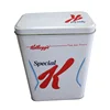 Custom Logo Printed Rectangular Packaging Tin Box