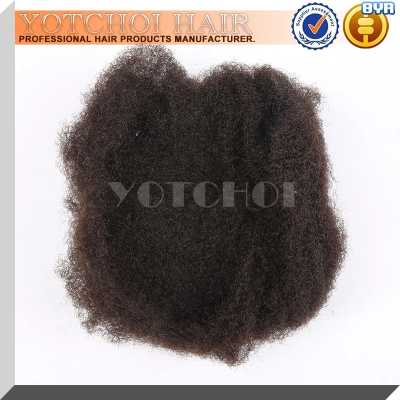 Yotchoi монгольские виргинские плотно афро кудрявый вьющиеся навальные естественный цвет 4 шт./лот 100% человеческих волос dreadlock поворот косу волосы