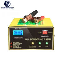 

WEMAXPOWER lead acid battery pulse repair automatic 15a car 12v 24v battery charger