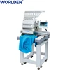 WD-1201 Hot-sale Single Head 12 needles Computer Computerized Flat Cap Embroidery Machine With Top Quality In China