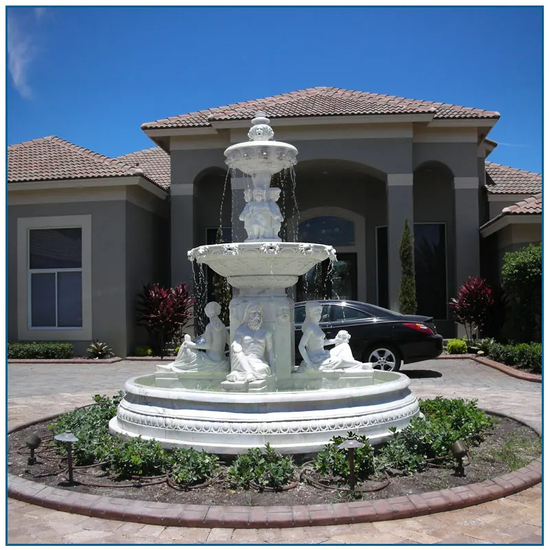 Outdoor Decoration White Marble Water Fountain For Sale Buy