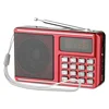 LCD torch flashlight radio usb speaker clock FM radio
