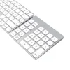 Wireless numeric keypad, 28-Key Rechargeable Aluminum Wireless Numeric Keyboard for computer/tablet/laptop