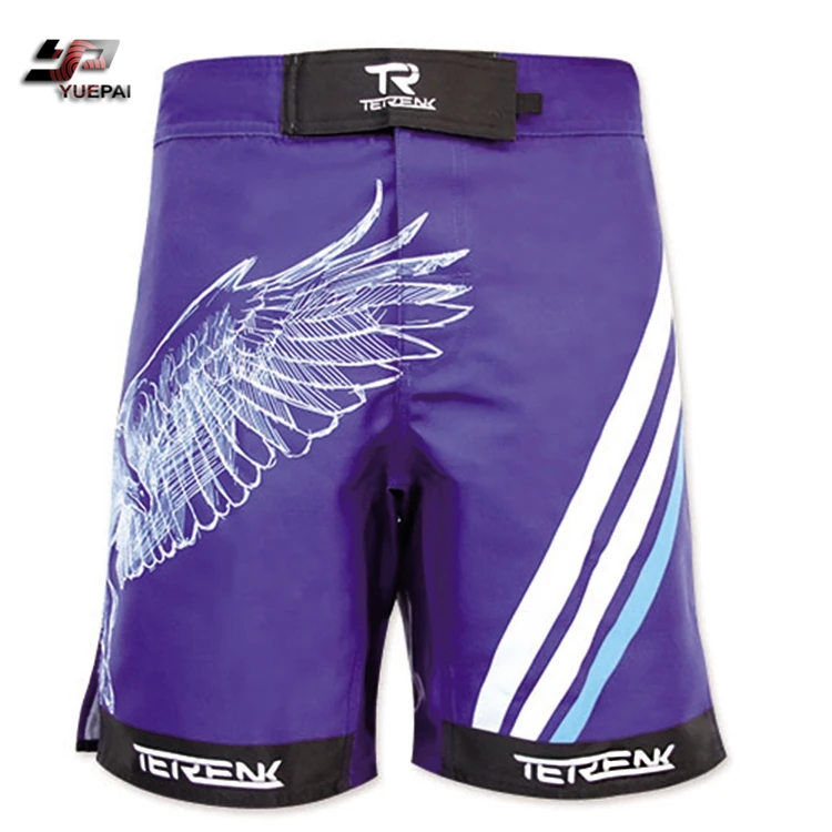 
High stretch Martial Arts grappling Kickboxing jiu jitsu BJJ Fight Muay Thai Custom Sublimation MMA short Boxing Shorts 