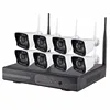 1080P 8CH 2mp Wireless NVR with 8pcs 2mp wireless ip camera rohs wireless home dvr camera kit