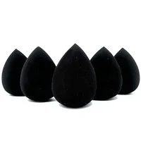 

latex free Makeup Foundation Cosmetic Beauty Tools Soft Waterdrop Gourd blender black makeup Sponge