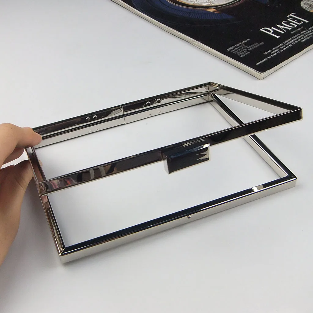 High Quality 7*2 Inch Metal Acrylic Bag Frame Clutch Bag Frame
