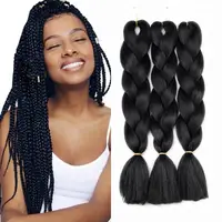 

Jumbo Ombre Braiding expression hair Wholesale Crochet Braids Hair 24 inch Synthetic Extensions braid attachment hair extension